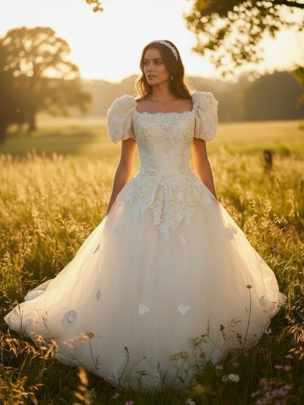 Vintage Diamond Collection Gown by Frank Massandrea from the late 1980s